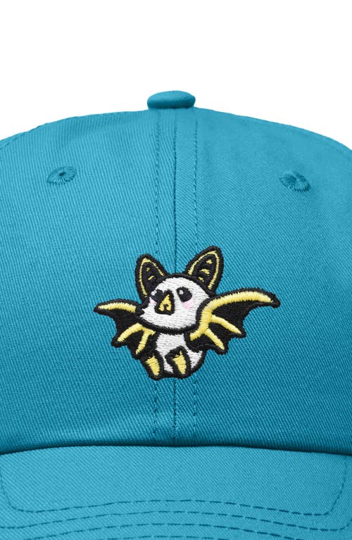 Dalix Honduran Bat Embroidered Dad Hat In Teal