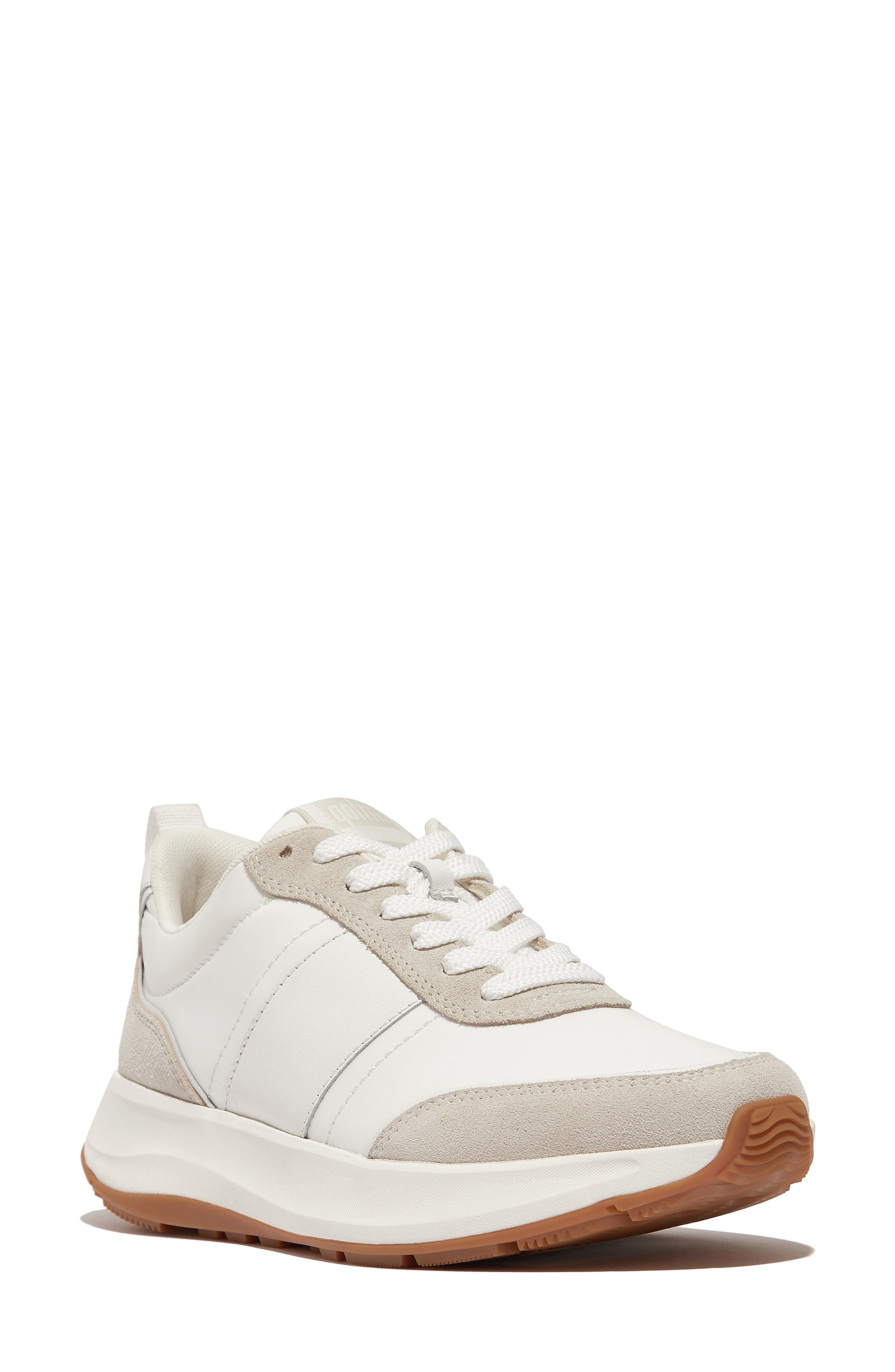 FitFlop F-Mode Sneaker in Urban White Mix 