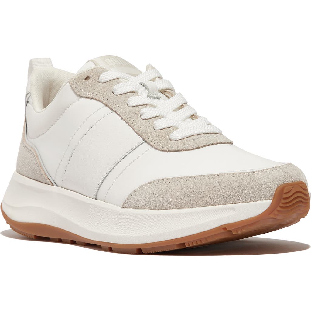FitFlop F-Mode Sneaker in Urban White Mix
