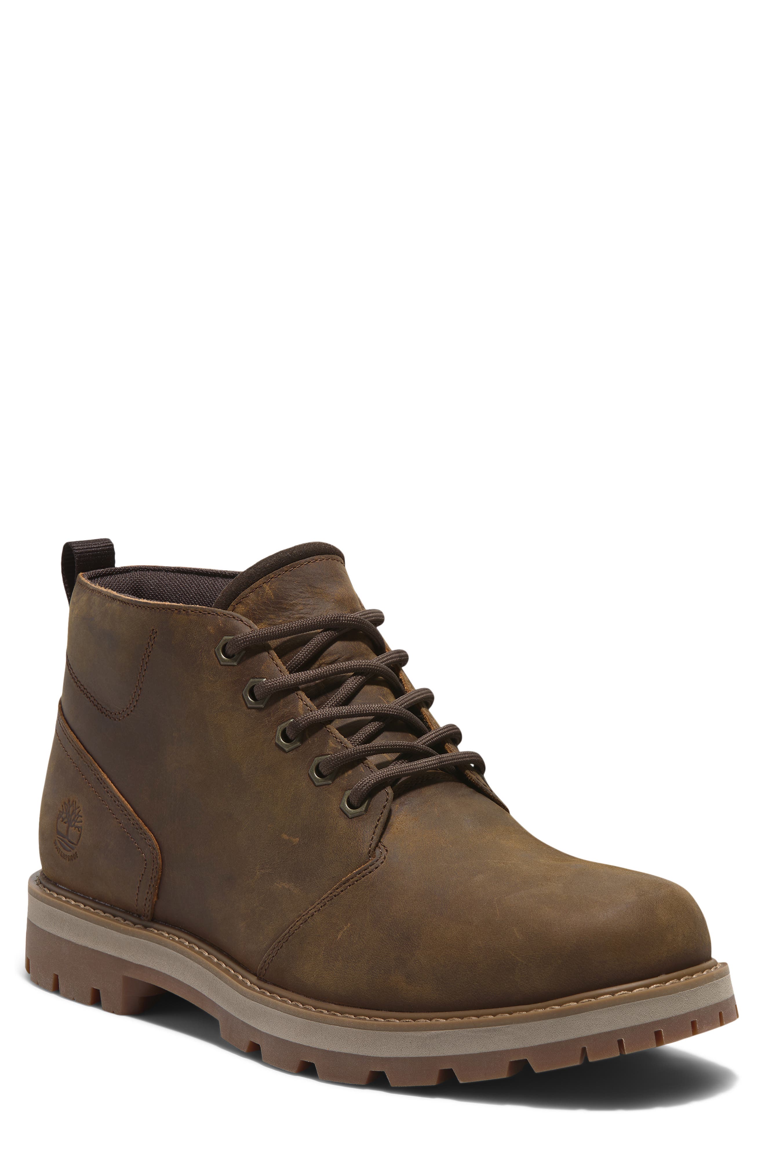 Timberland Britton Road Waterproof Boot, Main, color, Rust Grain