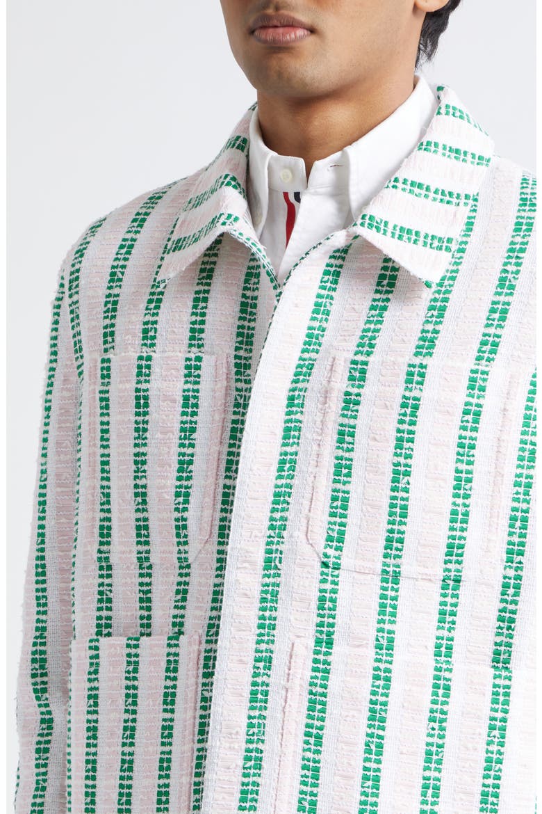 Stripe Utility Shirt Jacket, Alternate, color, LIGHT PINK