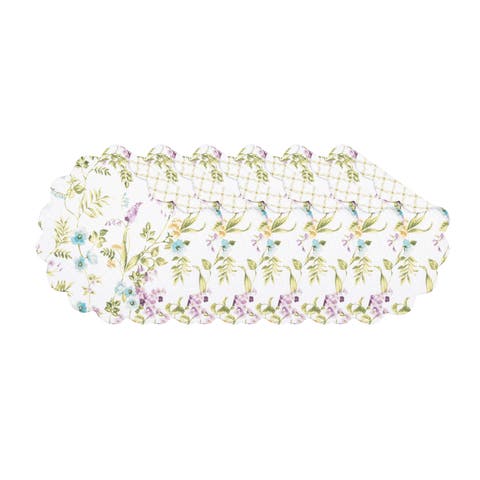 Carley Round Placemats Set of 6, 17"