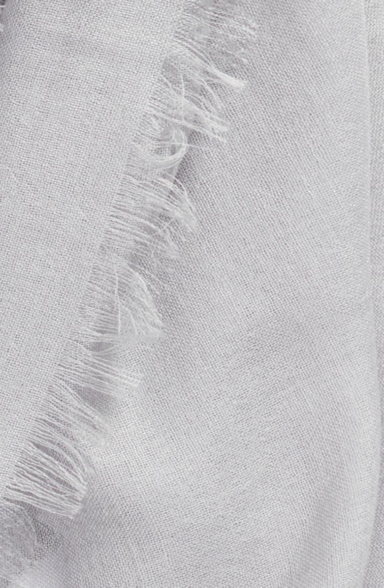 Nordstrom Cashmere & Silk Wrap, Alternate, color, Grey Sconce