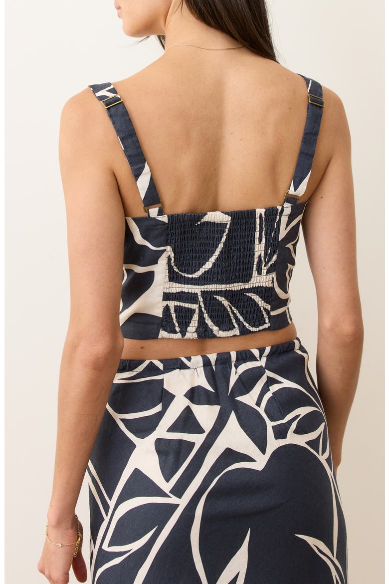 Zoe Print Crop Tank, Alternate, color, MIDNIGHT MOSAIC
