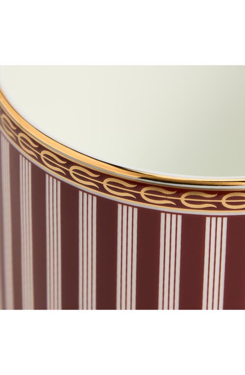 Wedgwood Red Splendor 22k Gold Accent Bone China Mug In Multi