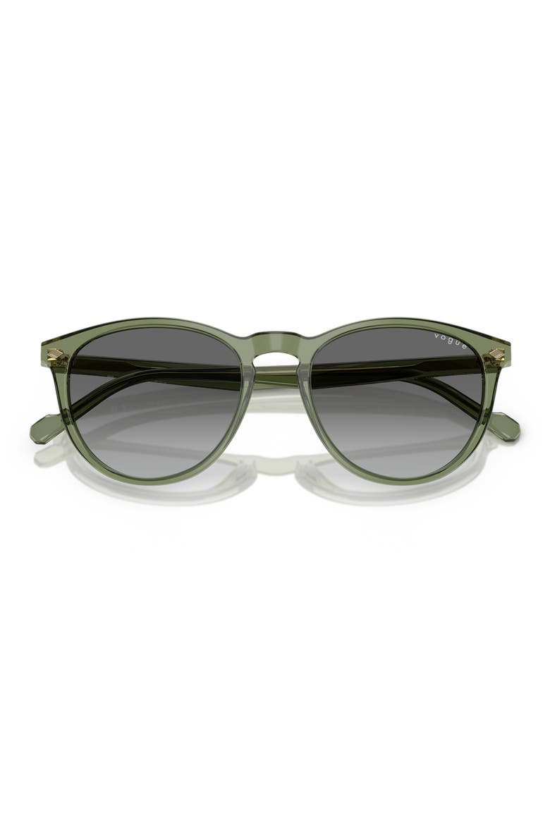 53mm Phantos Sunglasses, Alternate, color, TRANSPARENT GREEN