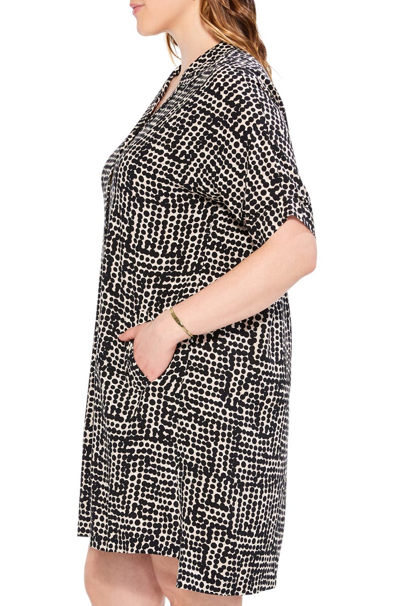 NIC+ZOE Daydream Dot Shirtdress, Alternate, color,