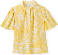 Cartolina Emery Printed Linen Top