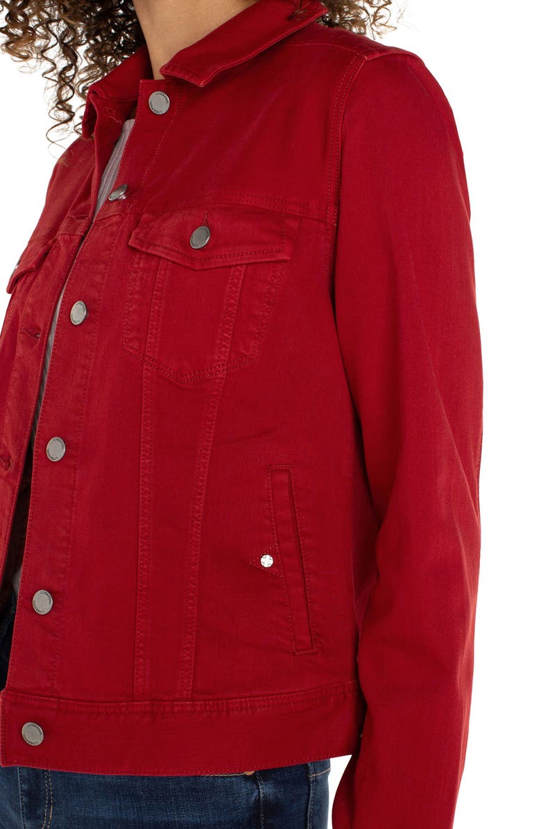 Liverpool Los Angeles Denim Trucker Jacket, Alternate, color, 