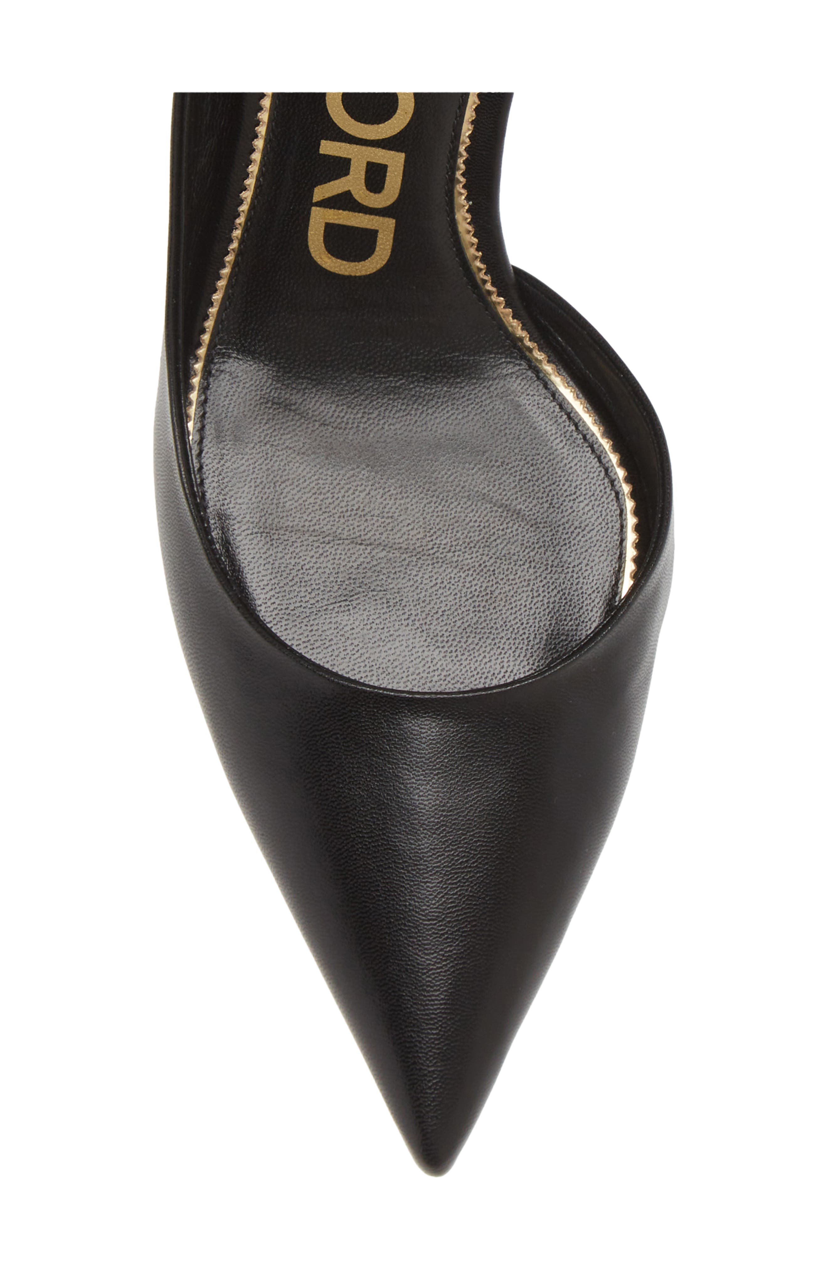 TOM FORD Padlock Pointed Toe Pump, Alternate, color, 