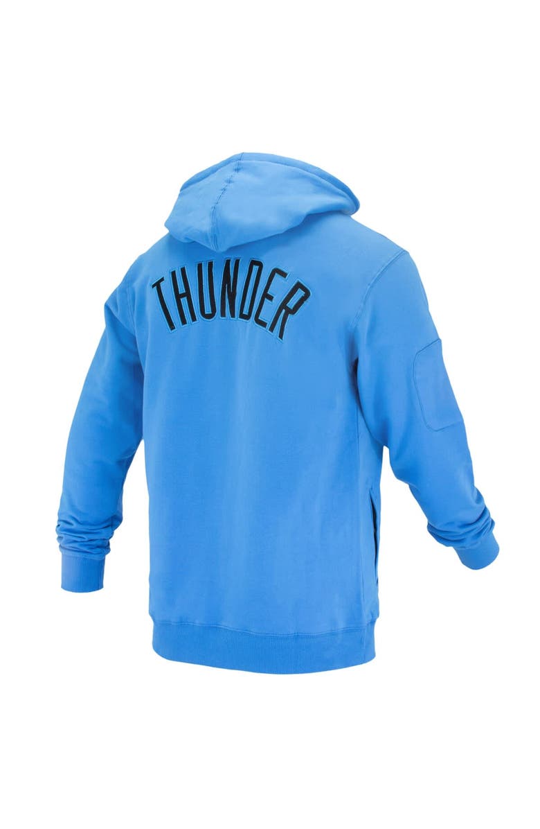 FISLL Unisex FISLL Blue Oklahoma City Thunder Logoman Shadow Collection Pullover Hoodie, Alternate, color, Blue