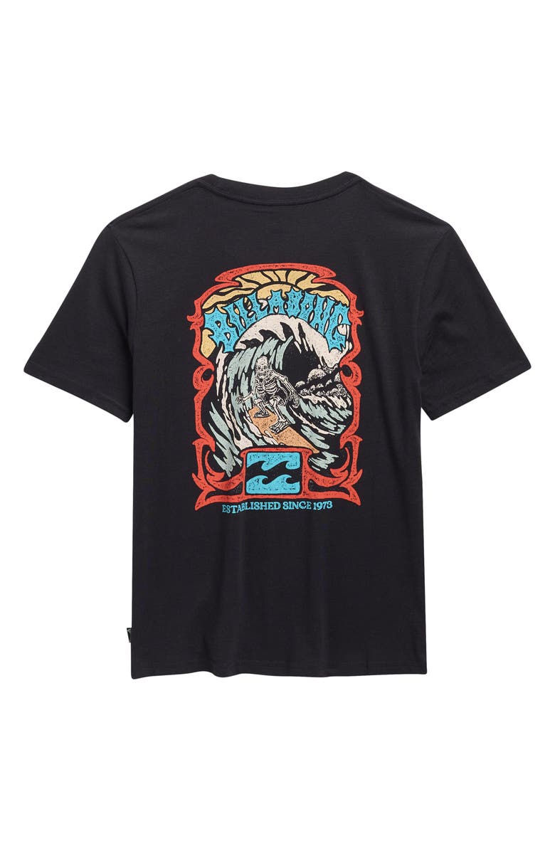 Billabong Kids' Surf Skelly Graphic T-Shirt, Alternate, color, Black