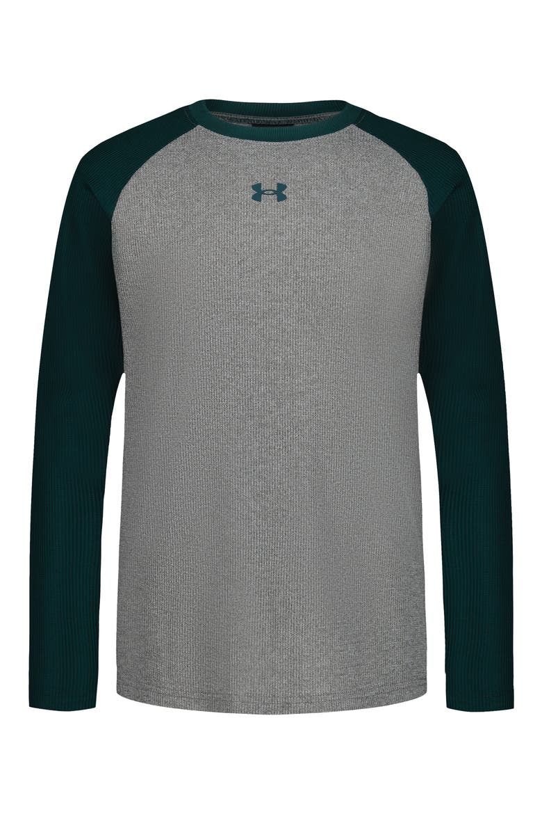 Kids' Thermal Raglan T-Shirt, Main, color, CLAY GREEN