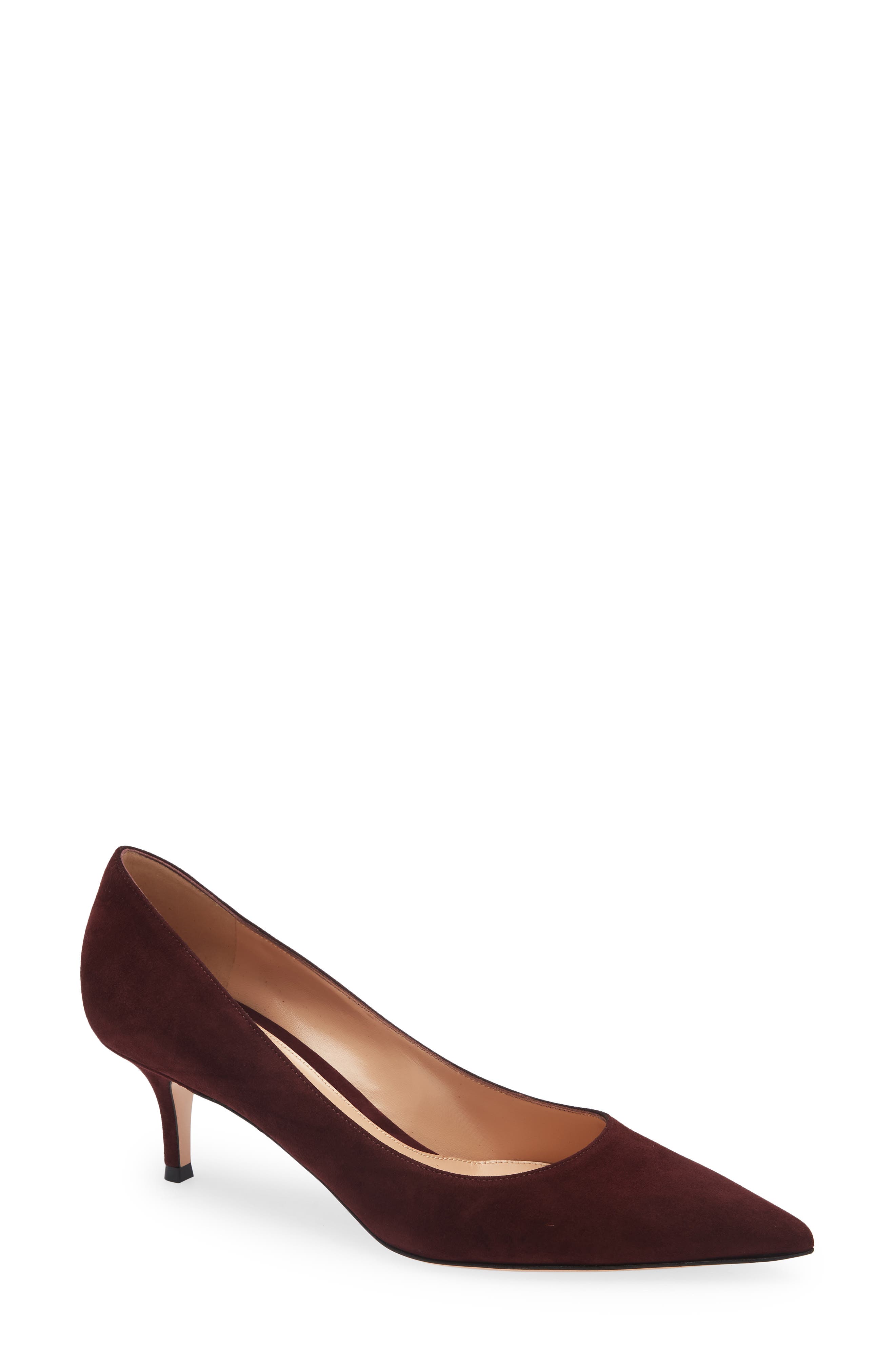 Gianvito Rossi Pointed Toe Pump, Main, color, Royale