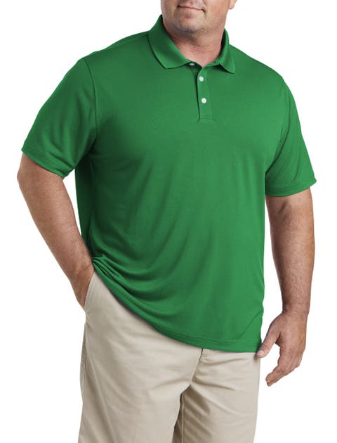 Big & Tall Solid Golf Polo Shirt