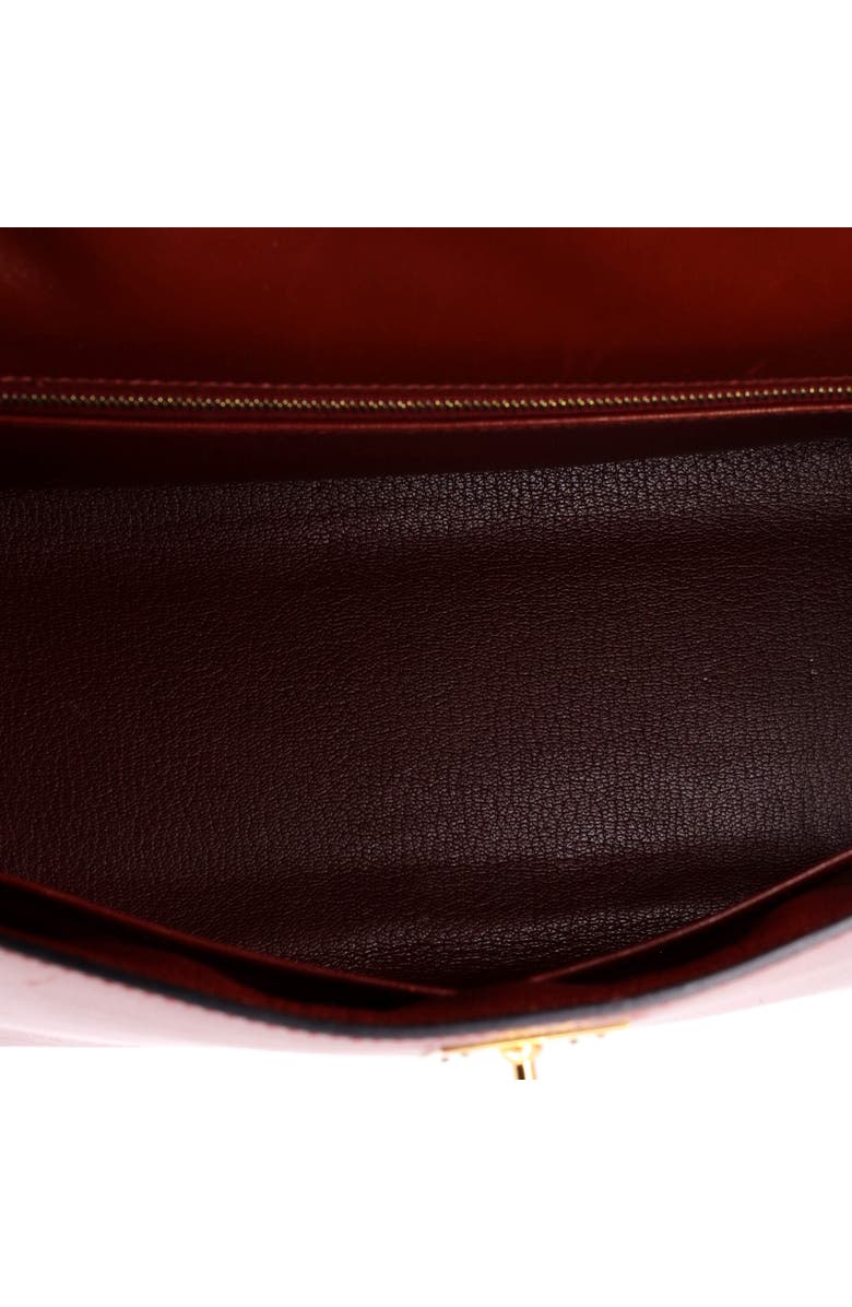 Pre-Owned Hermes Kelly Handbag Red Box Calf with Gold Hardware 32, Alternate, color, Rouge H
