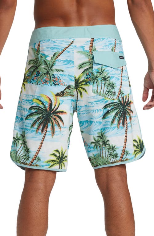 Quiksilver Highline Scallop Swim Trunks In Dna Island Aquifer Ss