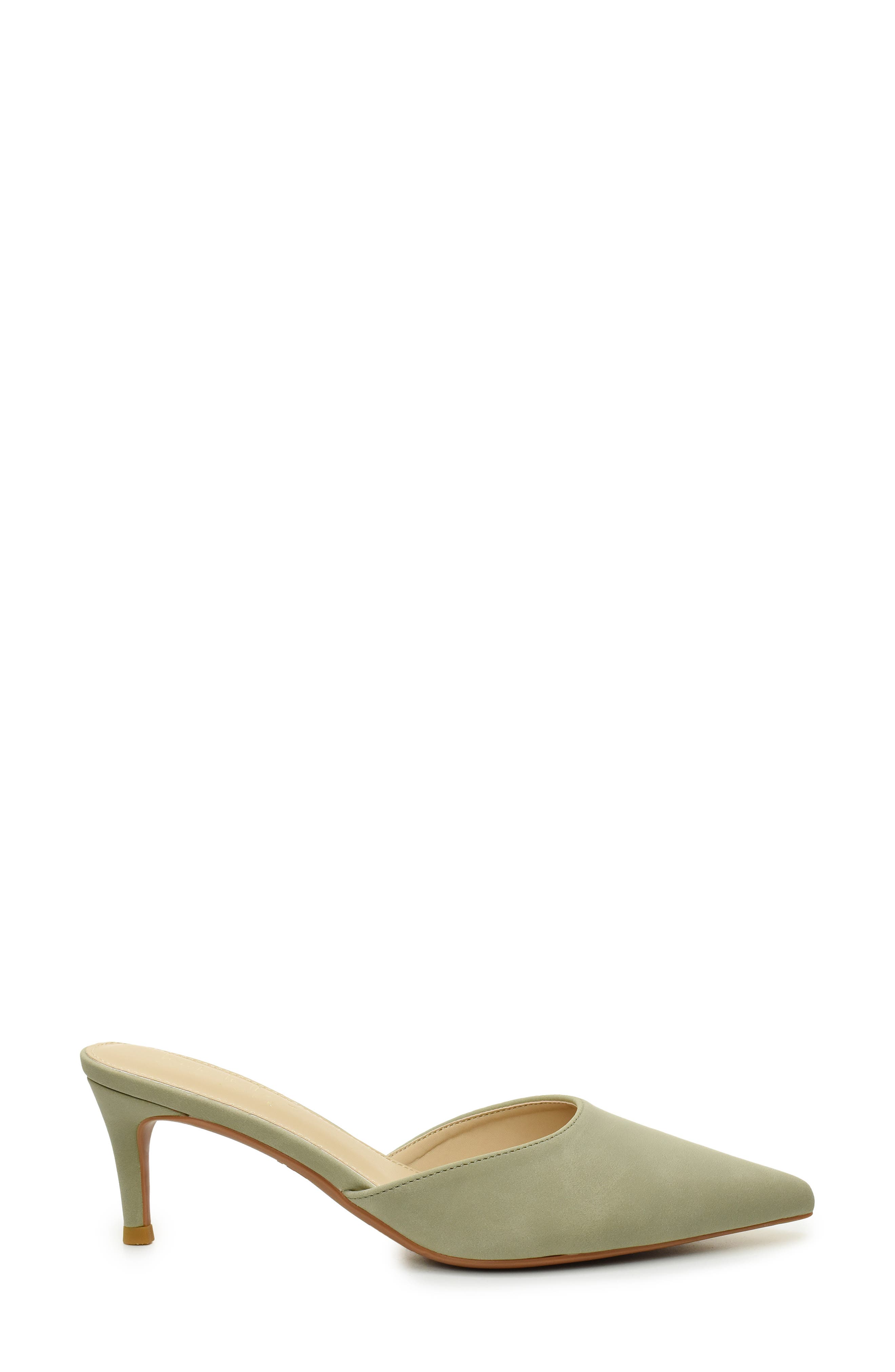 Nicole Miller Pointed Toe Mule, Alternate, color, Sage Nubuck
