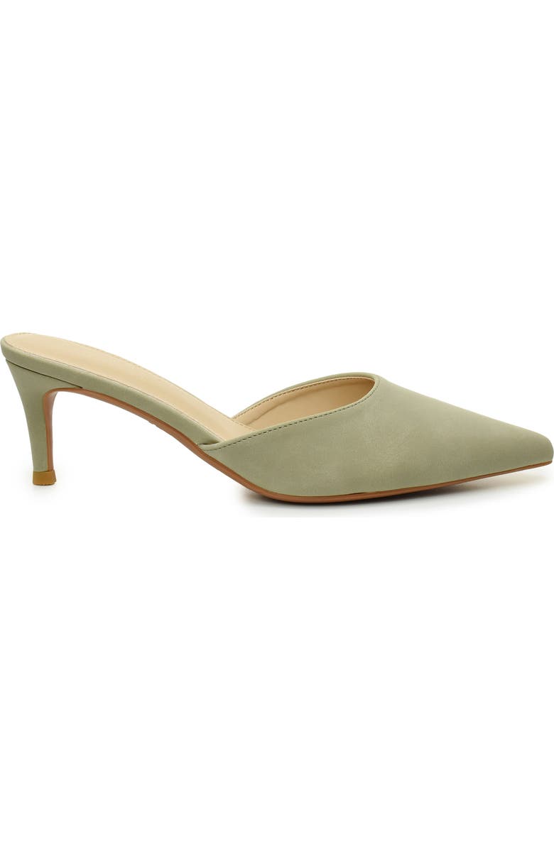 Nicole Miller Pointed Toe Mule, Alternate, color, Sage Nubuck