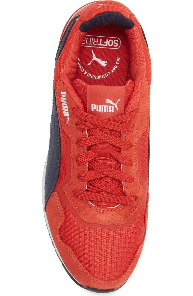 PUMA Softride ST Miler Sneaker, Alternate, color, Candy Apple/ New Navy/ White