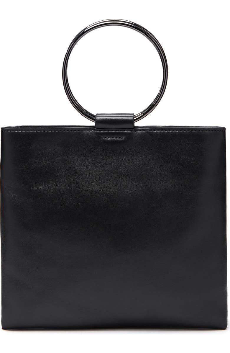 Thacker Le Pouch Leather Ring Handle Crossbody Bag, Alternate, color,