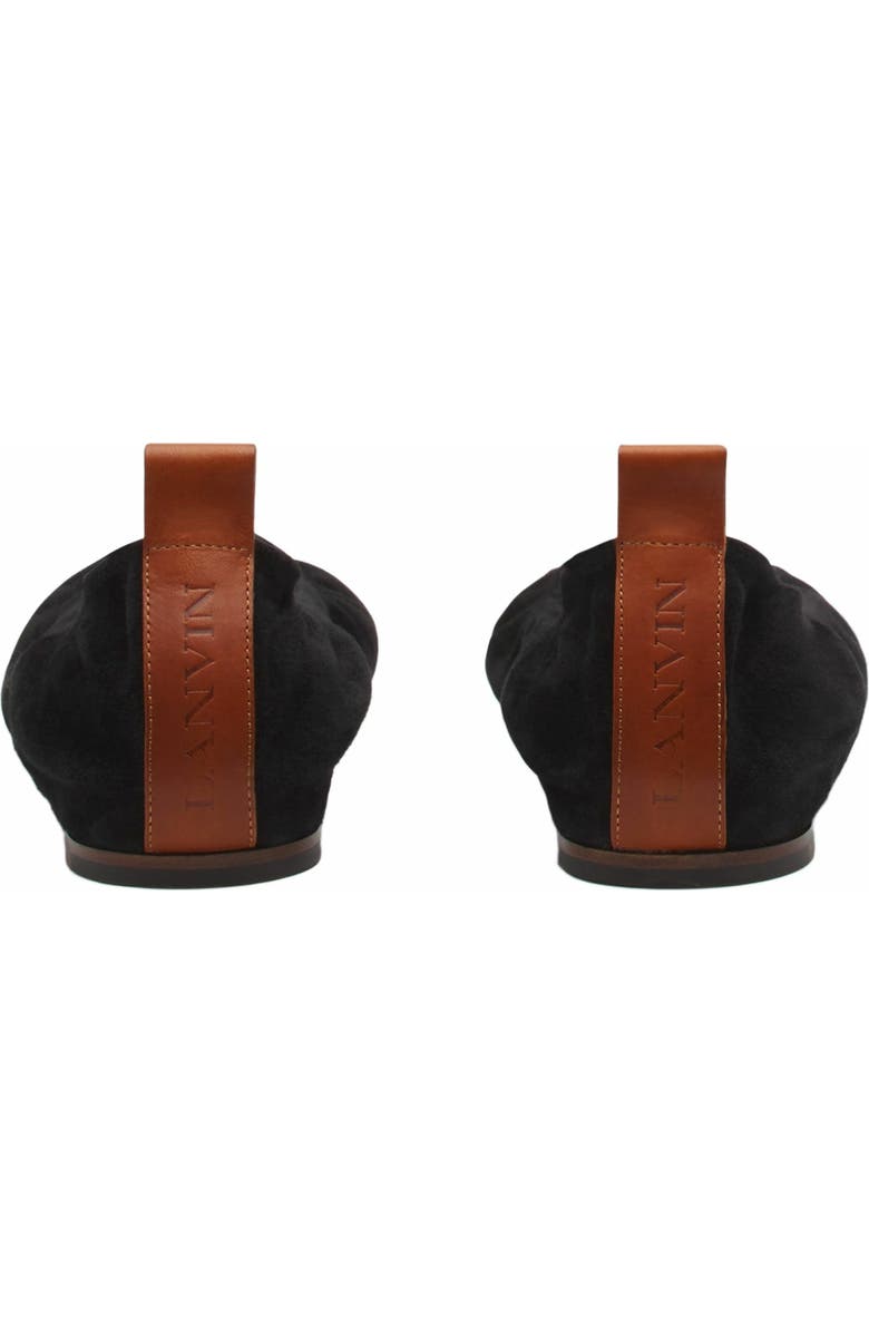Lanvin The Suede Ballerina Flat, Alternate, color,