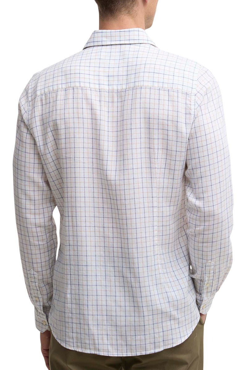 Barbour Belleview Tattersall Button-Up Shirt, Alternate, color, White