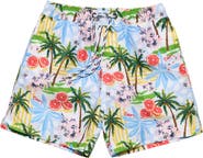 Snapper Rock Kids' Ciao Paradiso UPF 50+ Swim Trunks