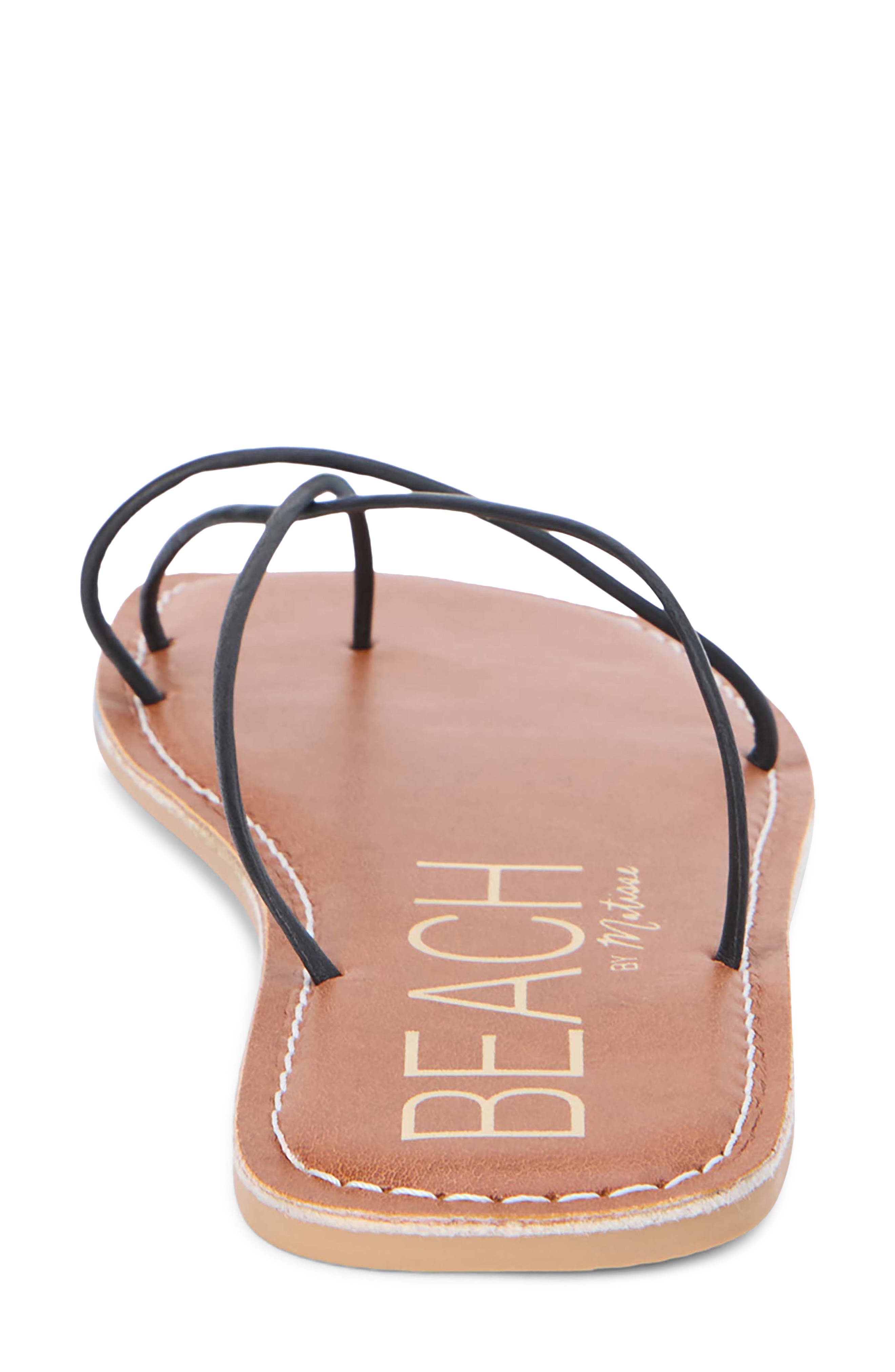 BEACH BY MATISSE Coastline Slide Sandal, Alternate, color, Black