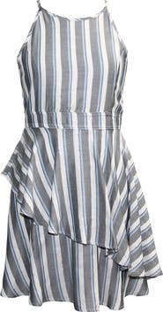Ava & Yelly Kids' Stripe Dress