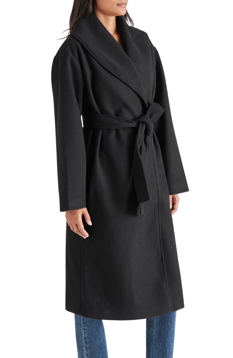 Steve Madden Tie Waist Coat, Alternate, color, 