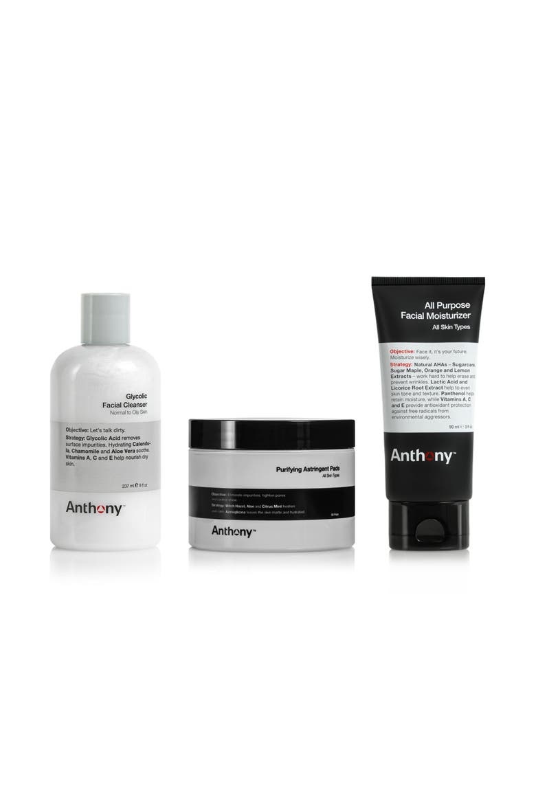 Acne Control Set, Main, color, White