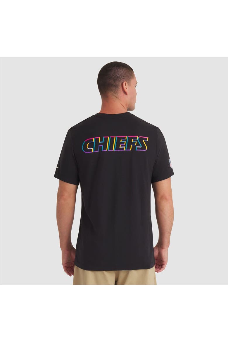 Men's Nike Black Kansas City Chiefs 2025 NFL Crucial Catch Tri-Blend Dri-FIT T-Shirt, Alternate, color, Black