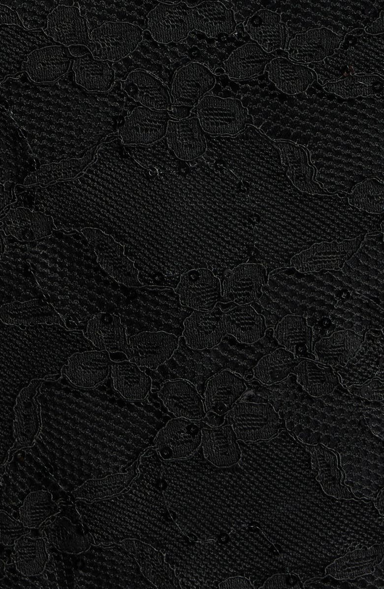 Sister Jane Eclipse Lace Cocktail Minidress, Alternate, color, Black