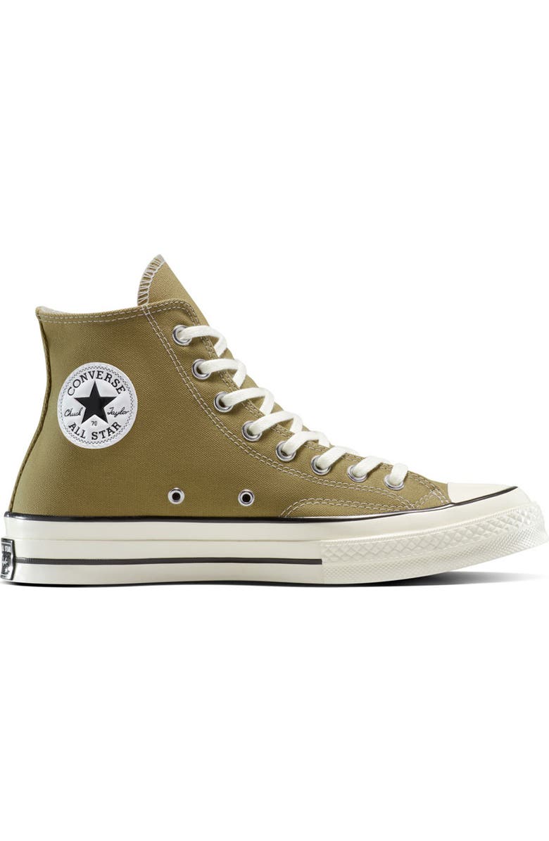Converse Kids Chuck Taylor<sup>®</sup> All Star<sup>®</sup> 70 High Top Sneaker, Alternate, color, Swamp Core/ Egret/ Black