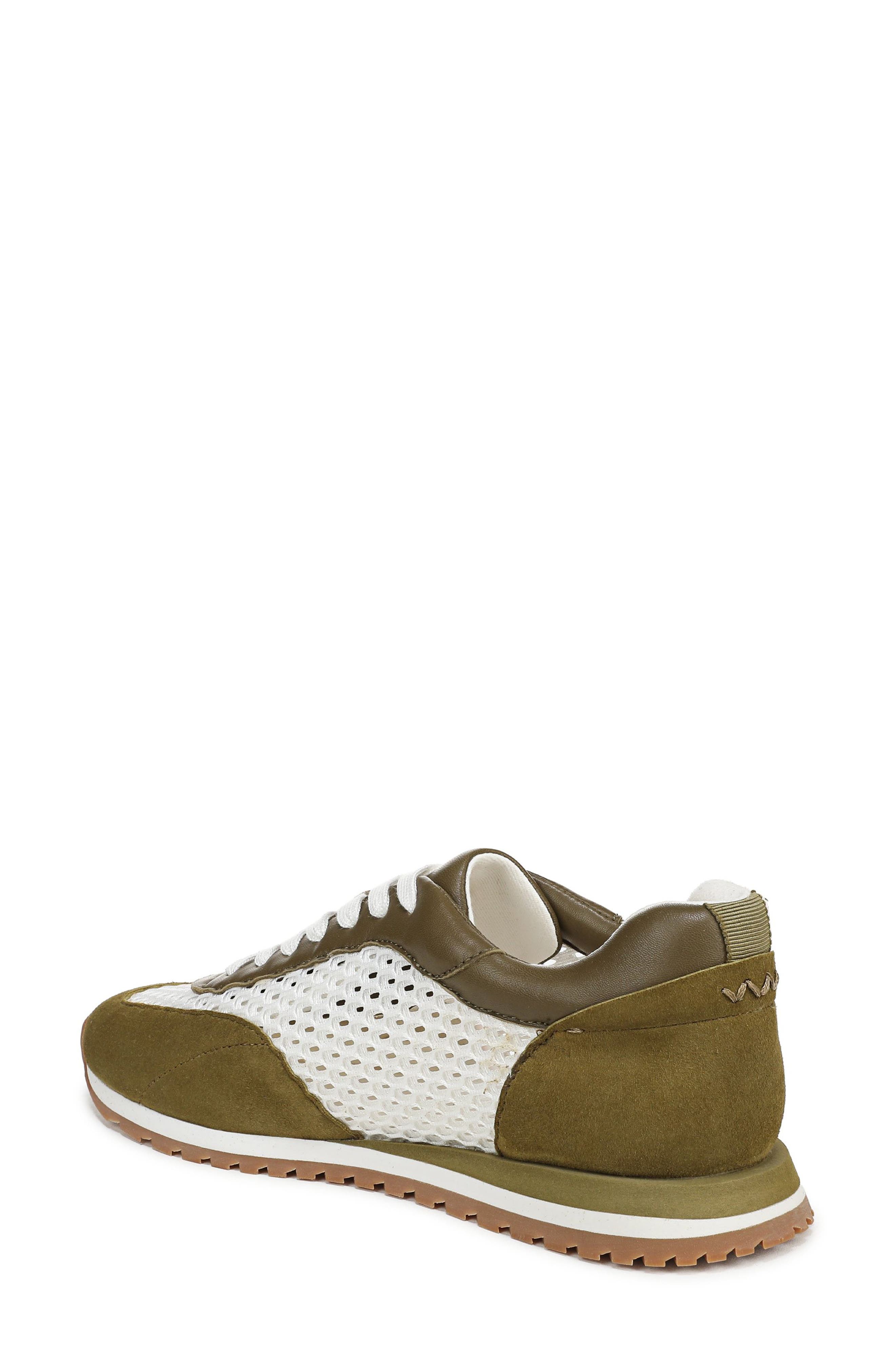 Favorite Daughter Sophia Mesh Sneaker, Alternate, color, Moss Green/White