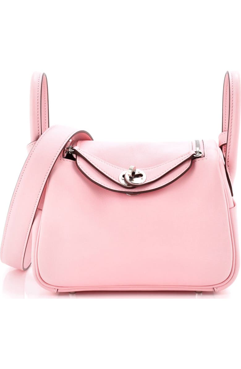 Pre-Owned Hermes Lindy Bag Swift Mini, Main, color, Rose Sakura