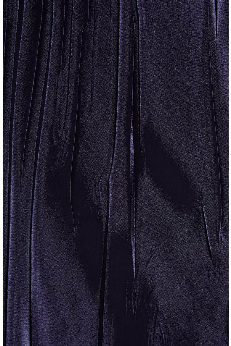 Tiered Chiffon & Charmeuse Midi Dress with Jacket, Alternate, color, MIDNIGHT NAVY