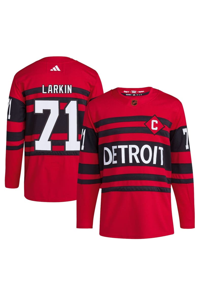 Men's adidas Dylan Larkin Red Detroit Red Wings Reverse Retro 2.0 Authentic Player Jersey, Main, color, Red