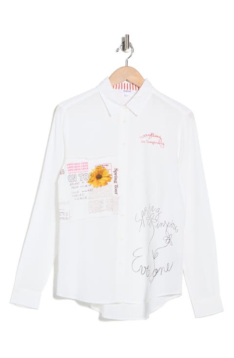 Spring Tour Long Sleeve Button-Up Shirt