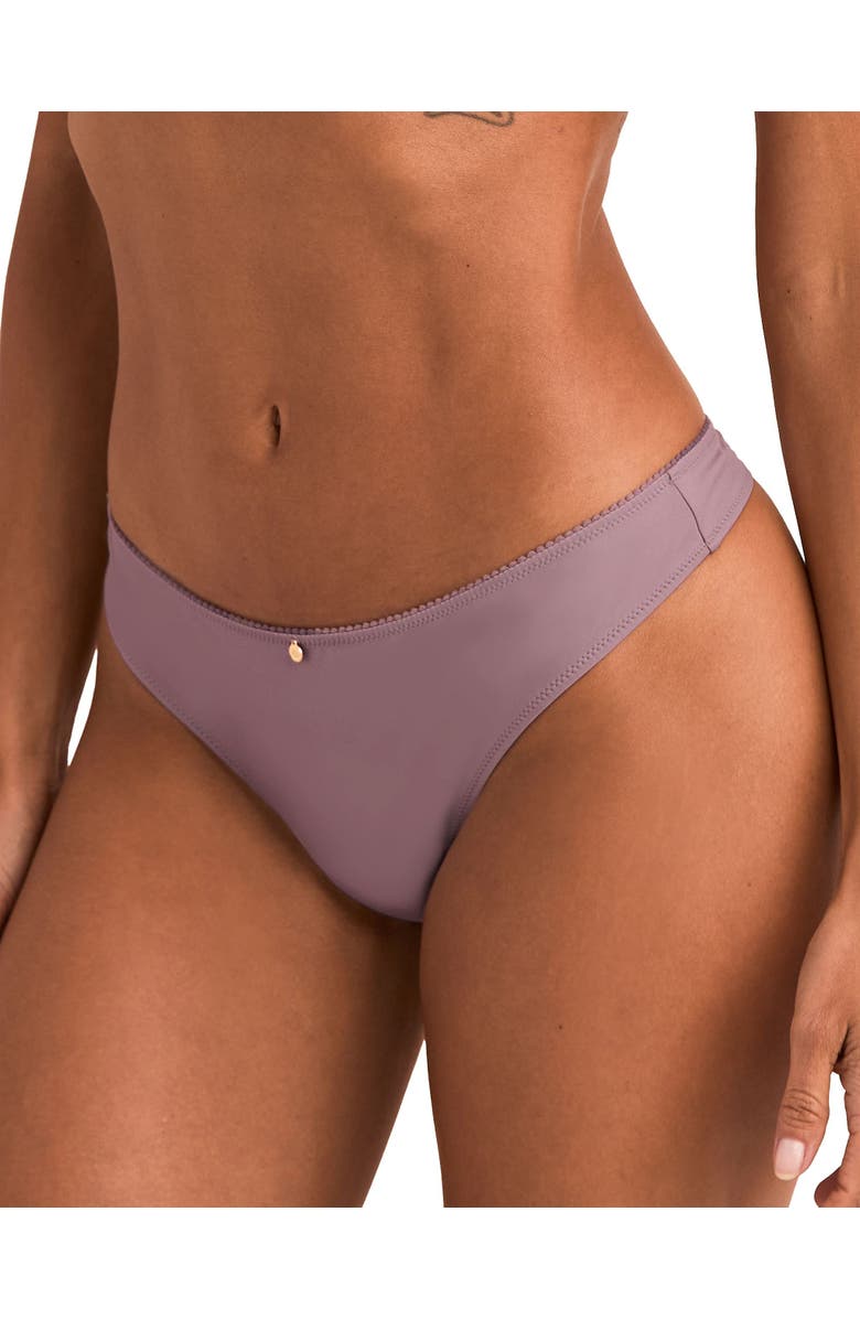 Adore Me Jeanette Thong Panties, Main, color, Dark Purple