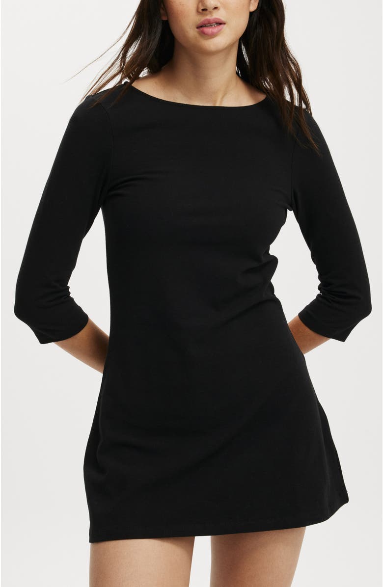 Cotton On Bella 3/4 Sleeve Mini Dress, Main, color, 