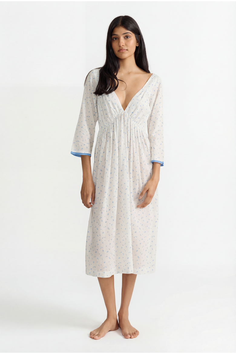 Florence Nightdress, Main, color, Blue Cornflower