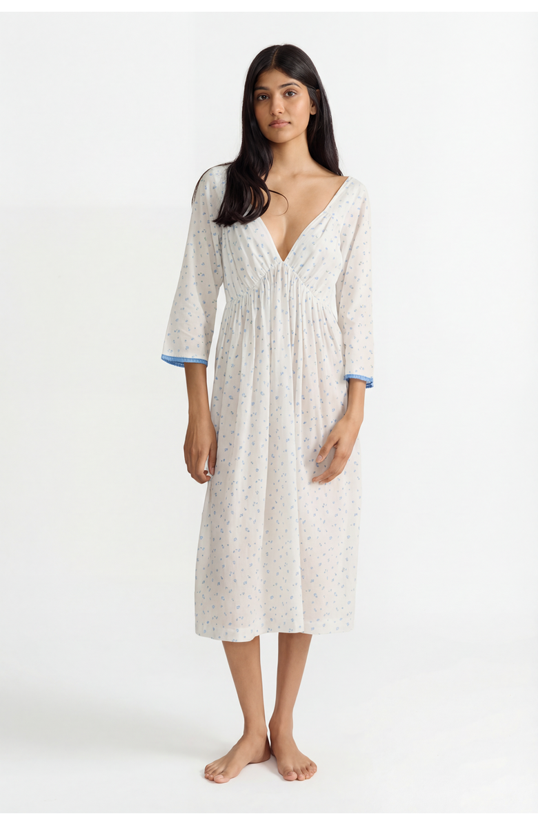 If Only If Florence Nightdress, Main, color, Blue Cornflower