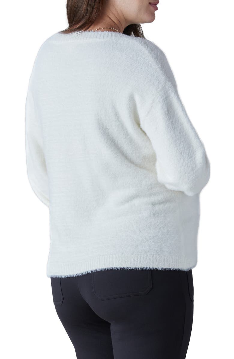 Ingrid & Isabel<sup>®</sup> Fluffy V-Neck Maternity Sweater, Alternate, color, 