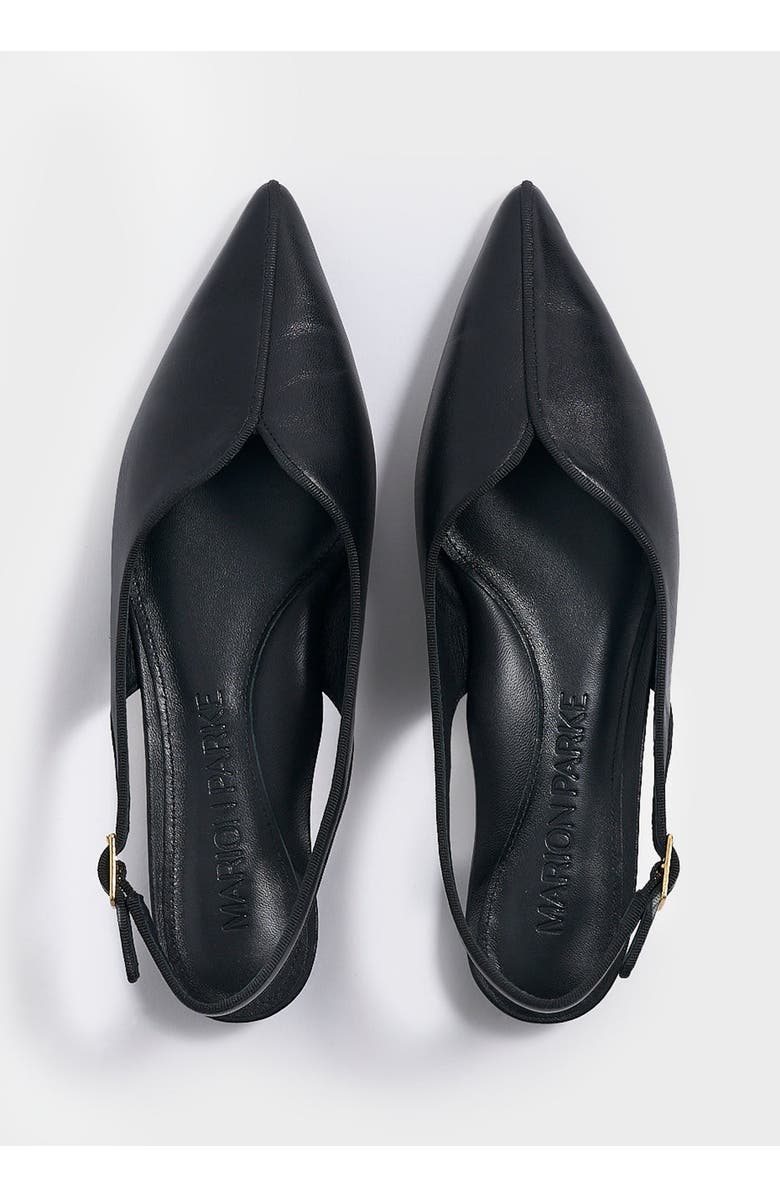 MARION PARKE Cynthia Flat | Nappa, Alternate, color, Black