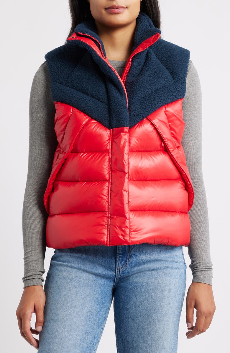 Helly Hansen Bliss Hybrid 600 Fill Power Down Vest, Alternate, color, Red