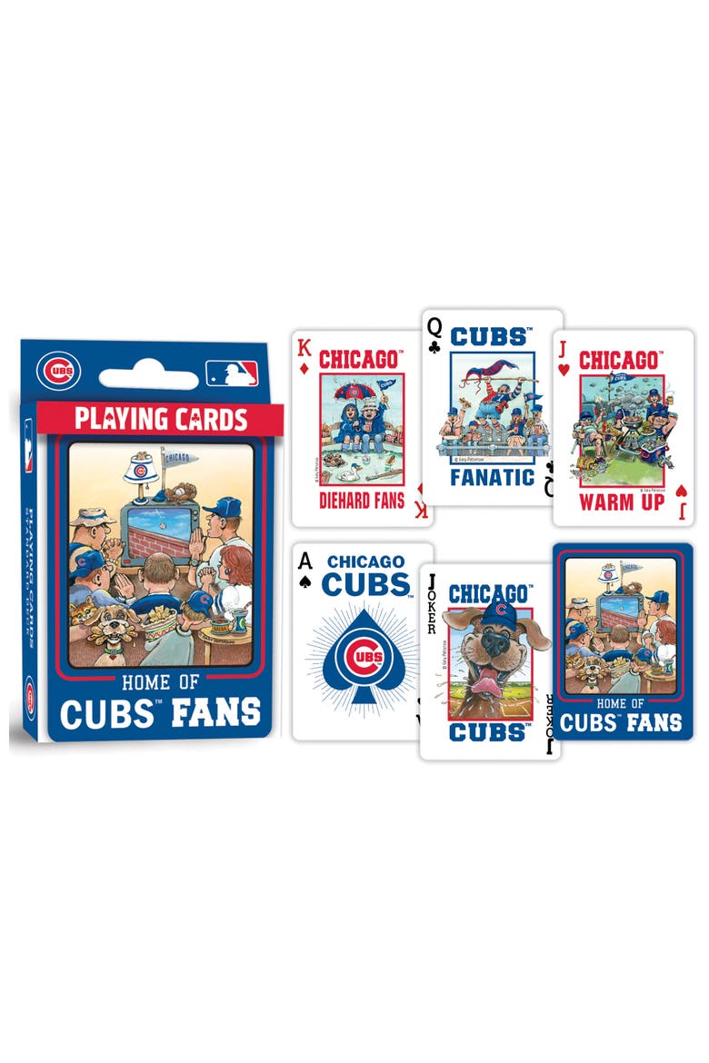 Chicago Cubs Fan Deck Playing Cards, Alternate, color, Multicolor