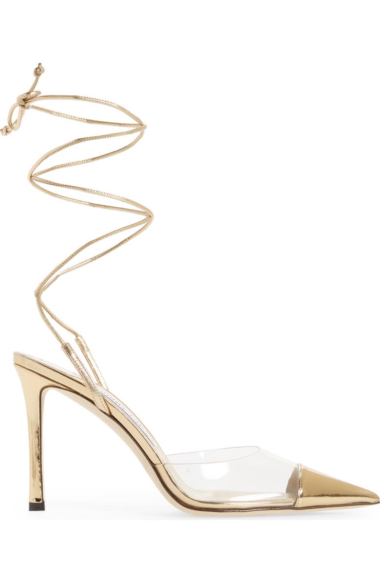 Jimmy Choo Farley Pointy Toe Sandal, Alternate, color,