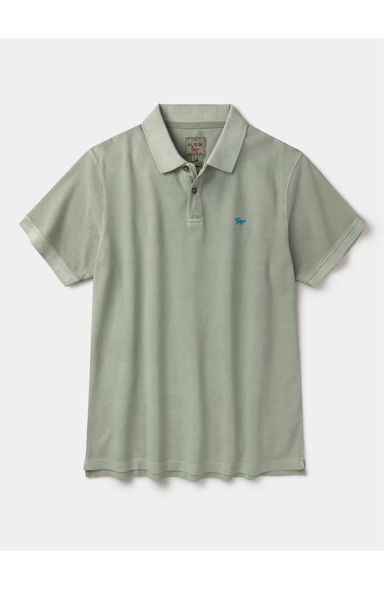 Aubin Lusby Short Sleeve Pique Polo Shirt, Alternate, color, Khaki